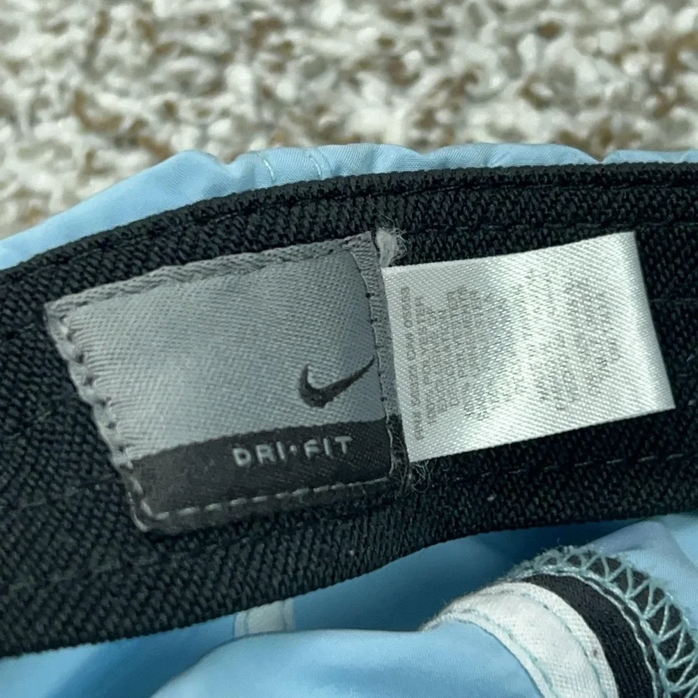 Nike‎ Hat Cap Strap Back Boys One Size Blue Dri-FIT Running Featherlight Swoosh